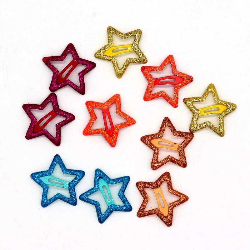 

10 шт./компл. 3,2 см маленькая заколка металлическая звезда заколка для волос заколки для волос Симпатичные Блестящие заколки для волос для девочек женские аксессуары для волос