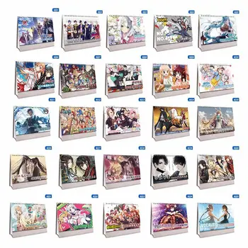 

Hand Drawing New 2020 Anime Cartoon Mini Desktop Paper Calendar Dual Daily Scheduler Table Planner Yearly Agenda Organizer