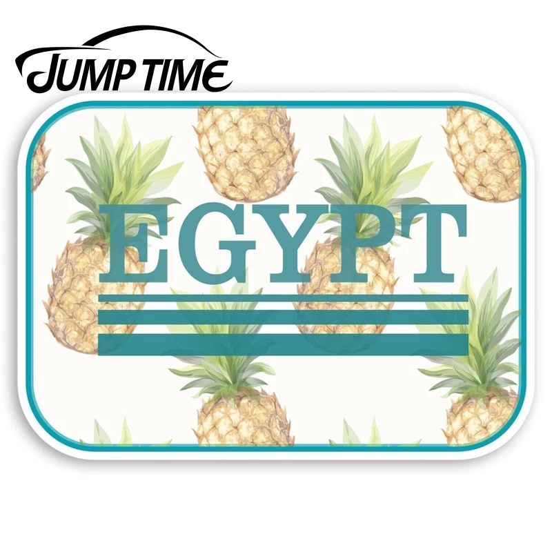 Jump Time Egypt Africa Vinyl Stickers Pineapple Travel Sticker