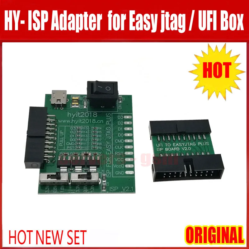 2020 NEW HY- ISP Adapter tool EMMC flying line small board supports easy JTAG UFI box to solve online difficulties