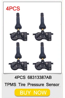 12 шт. TPMS сенсор 68313387AB 68313387AA 433 МГц TPMS датчик давления в шинах для DODGE DURANGO FIAT 500X JEEP GRAND CHEROKEE Компас