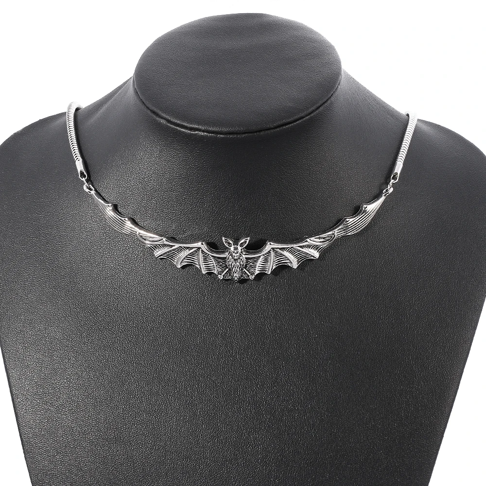 Винтажное ожерелье-чокер летучая мышь в стиле темного вампира ювелирные изделия