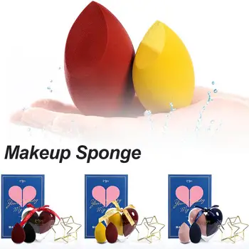 

Makeup Sponge Heart-shaped Dry Wet Use Foundation Sponge Makeup Tools