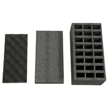 

24 Pistol Magazine Holder Foam Insert for Steel 50 Caliber Ammunition Box (M2A1)- Replaces Gun Clip Pouch