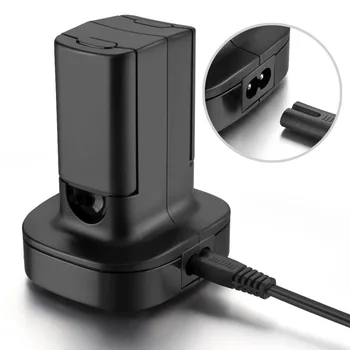 

ALLOYSEED Dual Controller Battery Charging Station Dock Lightness Portability No Space Occupy with 2 Pack Rechargeable Battery