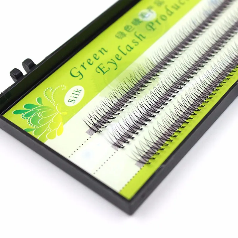 Description Picture 3 of itemC Curl Pre-made Fan W Shape Faux Mink Silk Eyelashes Natural Soft Individual Eyelash False Lashes Extensions