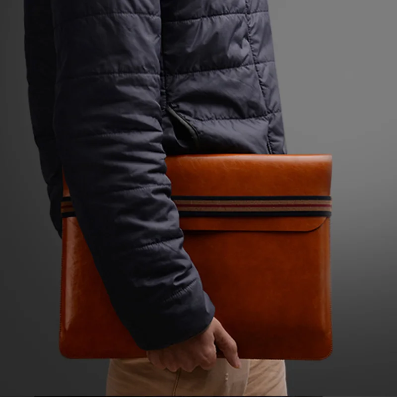 Сумка для ноутбука Macbook Pro Air 13 универсальный деловой чехол из искусственной кожи