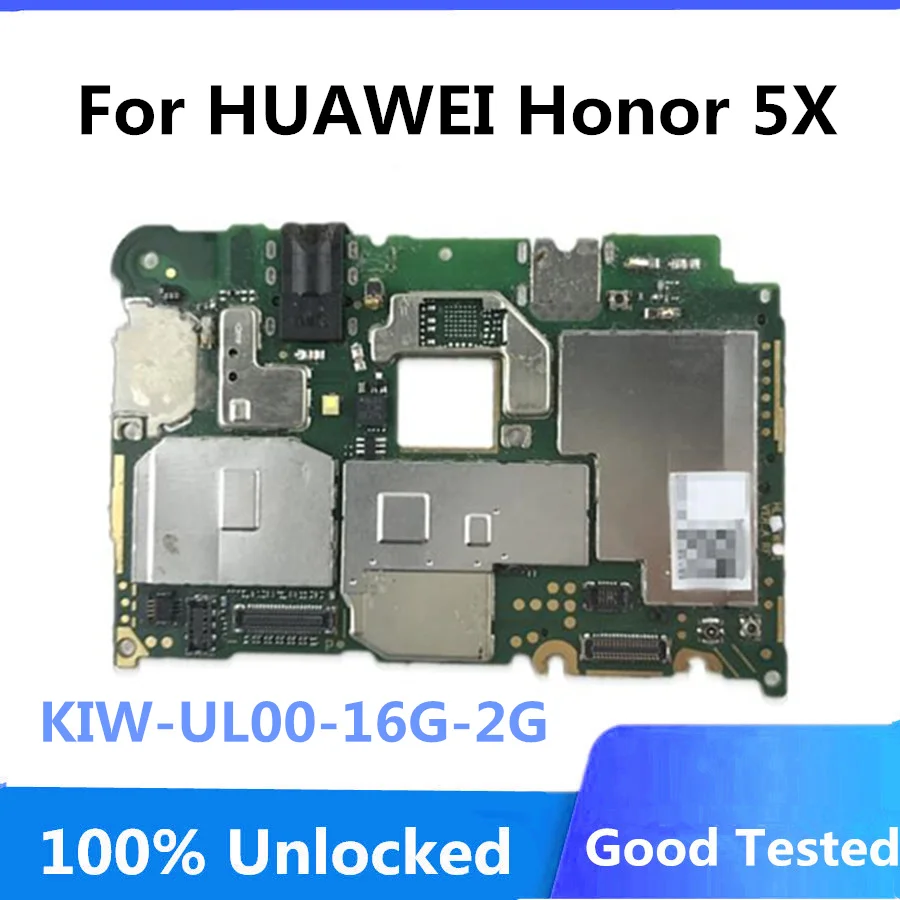 Factory Unlocked For HUAWEI Honor 5X Motherboard Full Working Logic Board WIth Chips KIW-UL00-16G-2G | Мобильные телефоны и