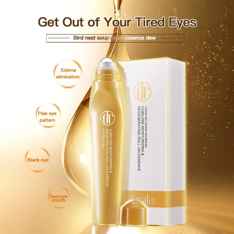 

Eye Essence Rolling Bead Massage Remove Dark Circles Moisturizing Anti Aging Eye Cream Essence Eye Care For Women Men TSLM1