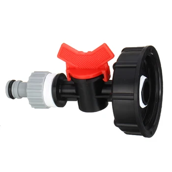 

3/4" Thread IBC Water Tank Outlet Connector Hose Fittings Connection Garden Tap Plastic Adapter Quick Connector