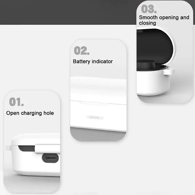Силиконовый защитный чехол для наушников для QCY T2C анти-капля Пылезащитная Крышка для гарнитуры чехол для QCY T2C T1S T1C TWS защита для наушников