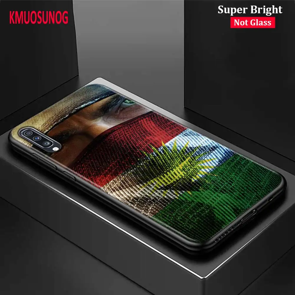 

Black Cover kurdistan flag for Samsung Galaxy A70 A90 A80 A60 A50 A40 A30S A20E A20S A10 Phone Case