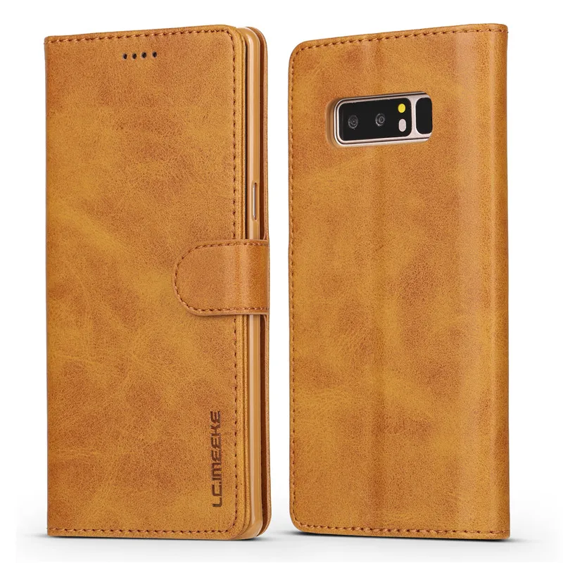 For Samsung Galaxy Note 8 Case Flip Leather Wallet Cover Samsung Galaxy Note 8 Phone Case For Samsung Note 8 9 10 20 Lux_voghion.com