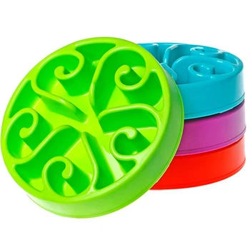 

2020 Portable Pet Dog Feeding Food Bowls Pet Puzzle Slow Food Bowl Slow Food Anti-Choking Feeder Dog Bowl