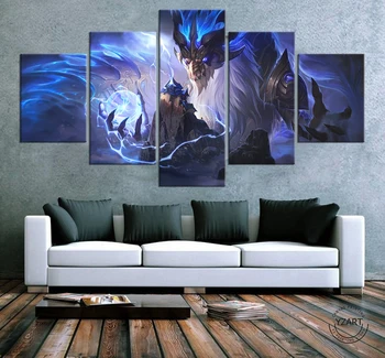 

Storm Dragon Aurelion Sol(League of Legends) Games Poster Wall Decor Paintings for Bedroom Decor,Unframed