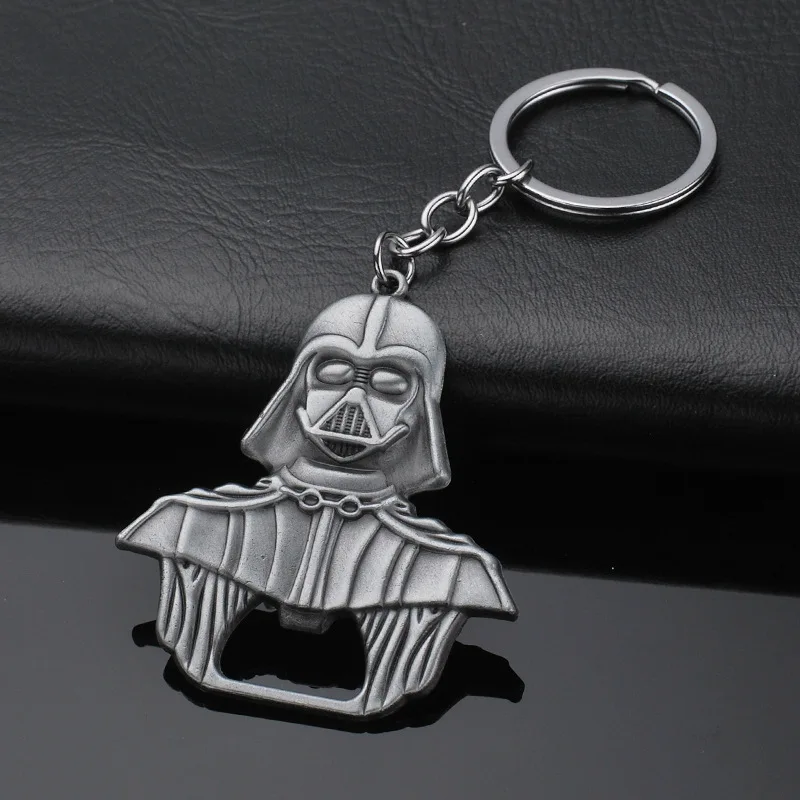 

Darth Vader Bottle Opener Keychain Alloy Beer Jewelry Toy Black Key Star Wars Darth Vader Openers for Kitchen Bar Metal Tools