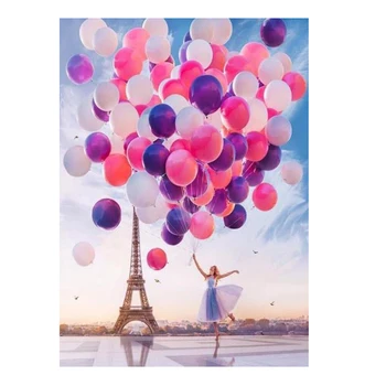 

GATYZTORY 5d DIY Diamond Painting Balloon Mosaic Full square Cross Stitch Icons Rhinestone Pattern Home Decor Accessories