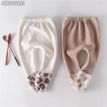 Детские леггинсы; зимние леопардовые штаны для новорожденных девочек; флисовые детские брюки; Pantalones; леггинсы для маленьких девочек; Штаны для маленьких мальчиков