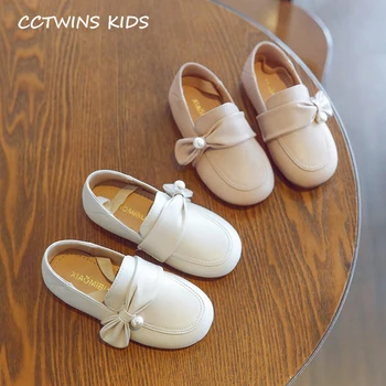 

CCTWINS Kids Shoes 2020 Spring Children Fashion Loafer Baby Brand Soft Shoes Girls Pearl Slip On Shoes Toddler LM2111