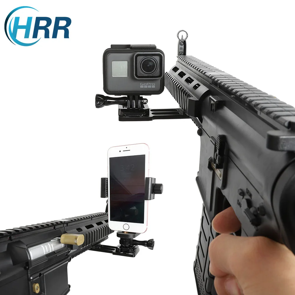 Держатель с боковой рейкой для Пикатинни 20 мм адаптер Iphone Samsung GoPro Спортивная