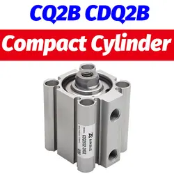 CDQ2B40-20DZ Компактный цилиндр двойного действия одиночный стержень CQ2B40-75DZ с автоматическим переключателем ход 5-100 мм CQ2A40-30DCZ CDQ2A40-50DZ-M9B