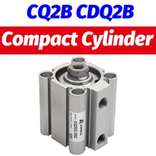 Tige cylindre à Double effet Compact CDQ2B32-20DZ avec interrupteur automatique de 5-CQ2B32-75DZ mm, 100, CQ2A32-30DCZ