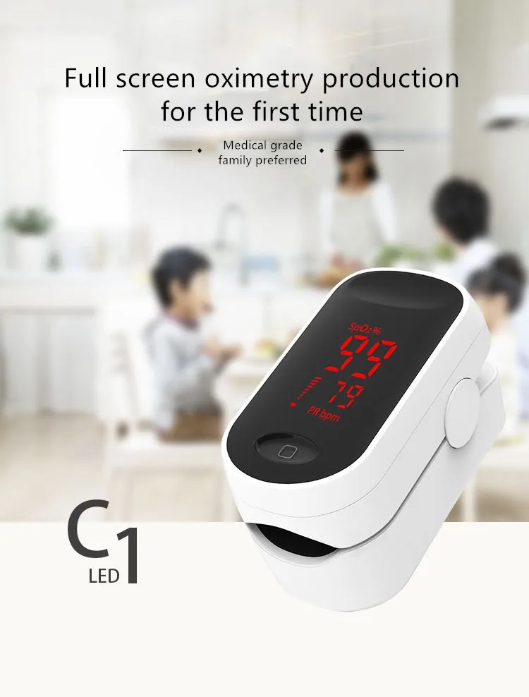 New Shelf Monitor Finger-type Blood Oxygen Meter Pulse Oximeter Blood Oxygen Pulse Oximeter