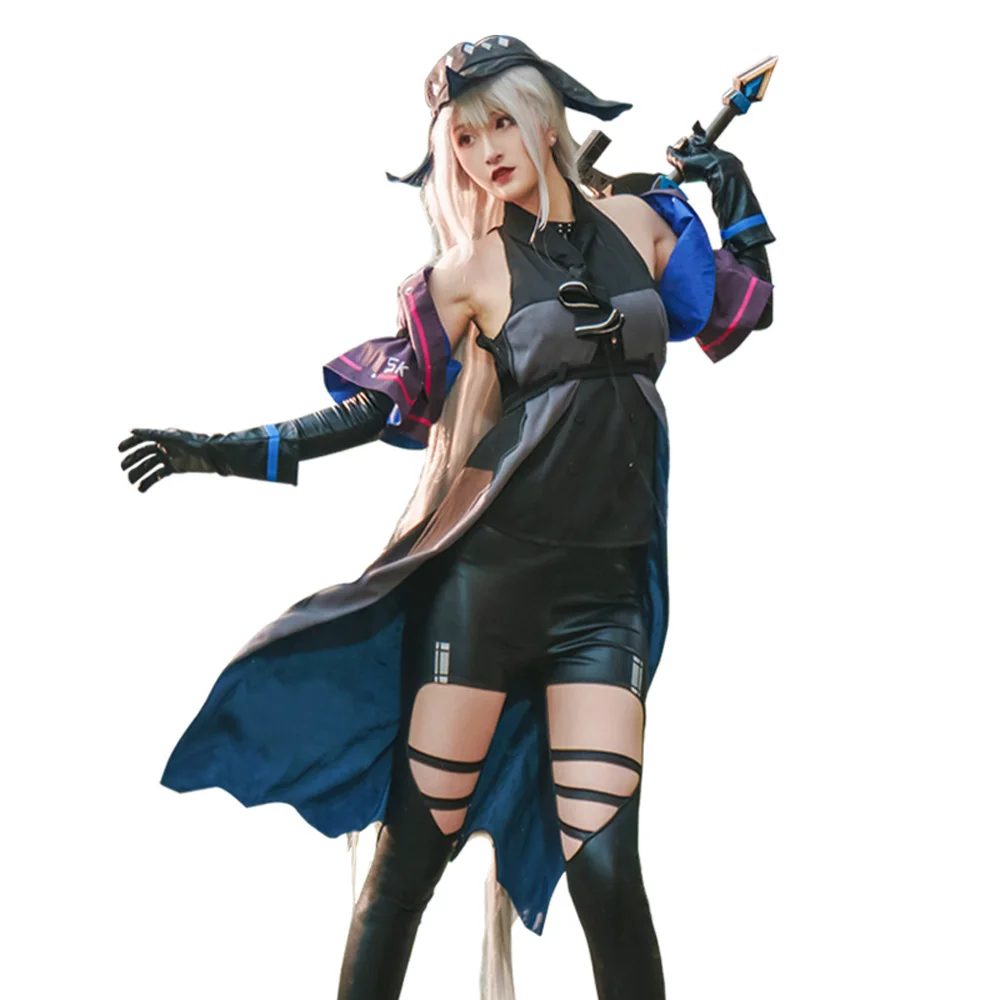 clothes Карнавальный костюм для VEVEFHUANG Arknights Skadi, серые платья, карнавальные костюмы на Хэллоуин для женщин и девочек, вечерние костюмы для косплея - Цвет: clothes