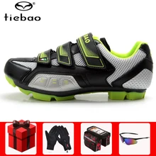 Tiebao, обувь для велоспорта, профессиональная, MTB, мужские кроссовки, женские, для велосипеда, самоблокирующаяся обувь, дышащая, для велосипеда, нейлон, подошва из стекловолокна, обувь