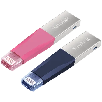 

Sandisk USB 3.0 OTG Flash Drive 32GB 64GB Lightning to Metal Pen Drive 128GB U Disk For iPhone iPad iPod Memory Stick