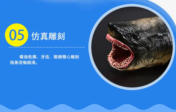 Модель Megalodon модель океанов животных модель игрушки Большая Белая Акула Модель обучающая игрушка
