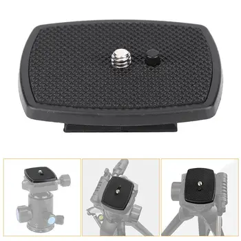 

35mm Mini Portable Quick Release Plate Mount Board with Non-slip Pads 1/4 Screw for Yunteng VCT668 ST666 690 for Weifeng