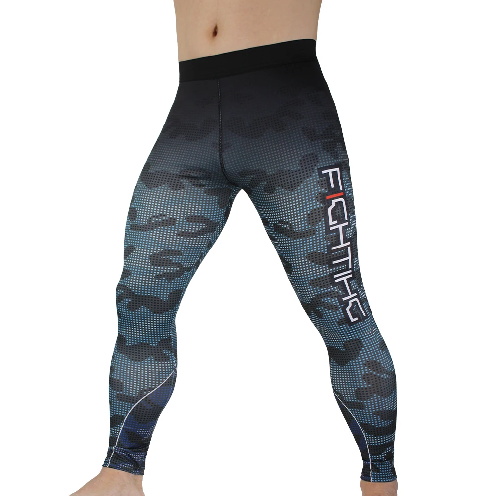 FTEIF/синие камуфляжные плотные дышащие шорты для занятий боксом MMA Tiger Muay Thai