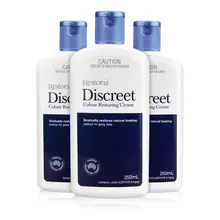 

1 pcs Original Restoria Discreet Colour Restoring Cream Lotion Hair Care 250ml Reduce Grey Hair for Men and Women