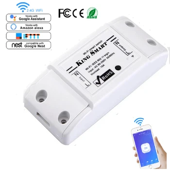 

Tuya Ewelink Wifi Smart Switch Voice Control Dimmer Switch Wireless Remote Control Module For Alexa Google Home