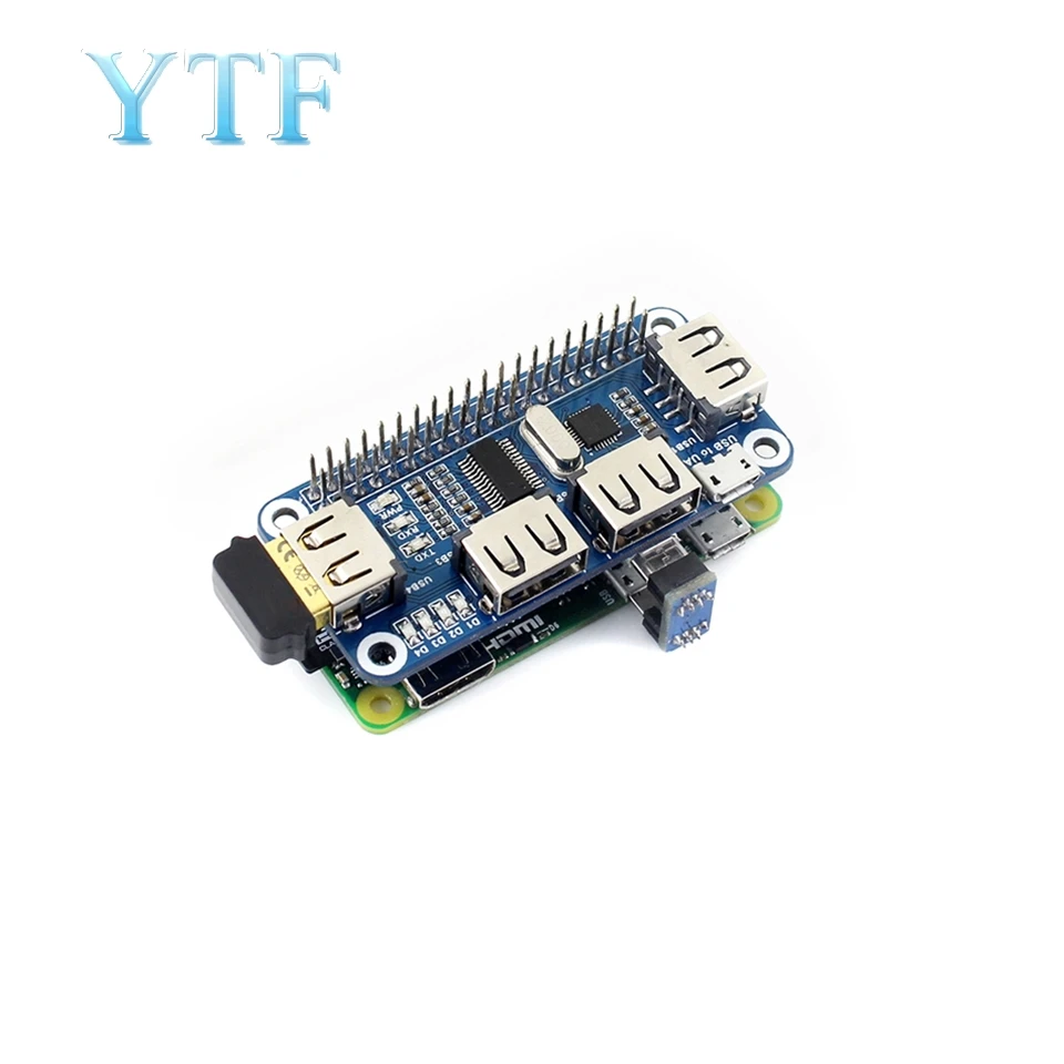 4 порта USB HDM HUB HAT для Raspberry Pi 3 / 2 Zero W удлинительная Плата к UART последовательной