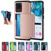 Business Phone Cases For Samsung Galaxy S20 Ultra Case S20+ Slide Armor Wallet Card Slots Holder Cover For Samsung S20 Plus ► Photo 1/6