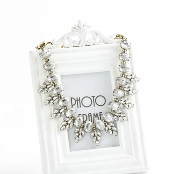 

Luxury Statement Rhinestone Necklaces Collar 2020 Chain Crystal Choker Necklaces Women Fashion Jewelry Wholesale Mom Gifts