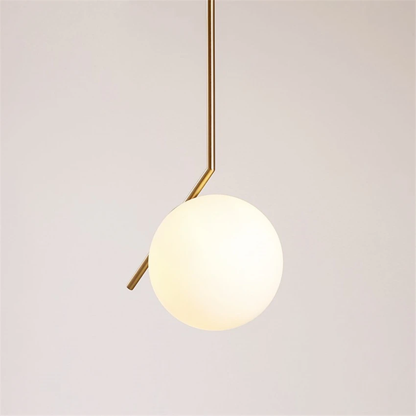 Nordic LED Ball Pendant Lamps Fixtures Dining Bedroom Room Frosted LED Pendant Lights Glass Shade Socket Hanging Lamps Luminaire Nordic LED Ball Pendant Lamps Fixtures Dining Bedroom Room Frosted LED Pendant Lights Glass Shade Socket Hanging Lamps Luminaire