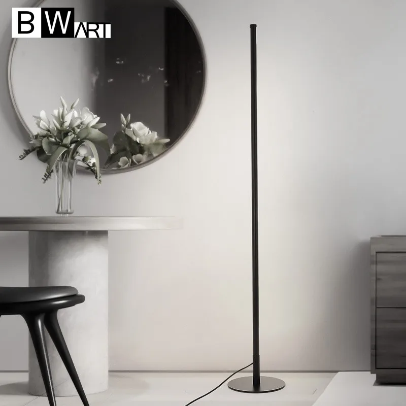 BWART современный светодиодный торшер из алюминия, чрезвычайно простой художественный светильник для гостиной, спальни, крыльца, стоячий светильник
