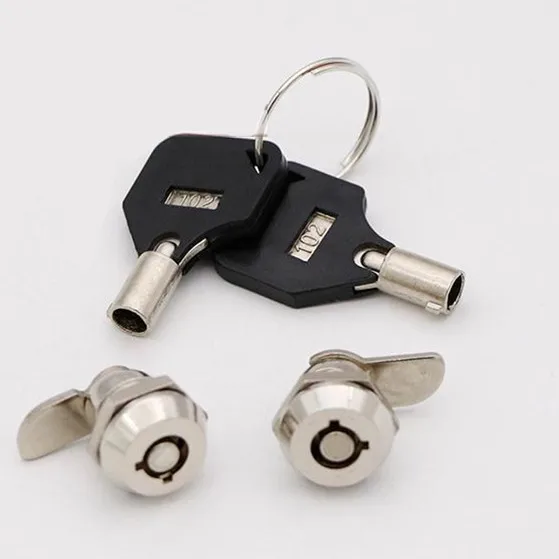 

1PCS Security Furniture Locks Hardware Cam Lock For Security Door Cabinet Mailbox Drawer Cupboard Locker With 2 Keys