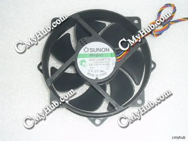 

For HP Pavilion A1000 For SUNON KDE1209PTVX 13.MS.B2530.AF.GN DC12V 4.4W 95x95x25mm 4Pin CPU Cooling Fan