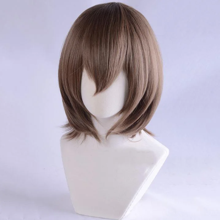 WIG Persona 5 Косплей Goro Akechi школьная форма P5 костюмы для косплея парик на заказ - Цвет: WIG