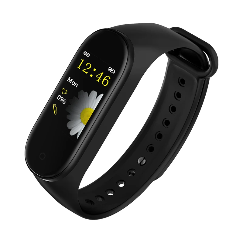 M4 Smart Bracelet Monitor Blood Pressure Heart Rate Health Detection Outdoor Sports Step Counter Reminder For Women | Электроника