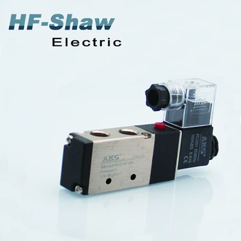 

Electric Solenoid Valve 5 Way 2 Position Control Air Compressor Accessories Fitting Magnetic Valve 12V 24V 220V
