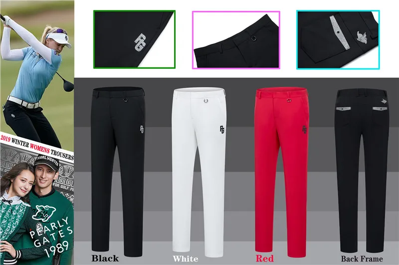 C новые женские брюки для гольфа быстросохнущие осенние спортивные брюки для гольфа женские повседневные брюки