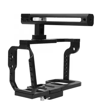 

YELANGU C9A BMPCC 4K Camera Cage Aluminum Alloy Cage Kit with 1/4 3/8 Screws Holes Professional Photography Accessories