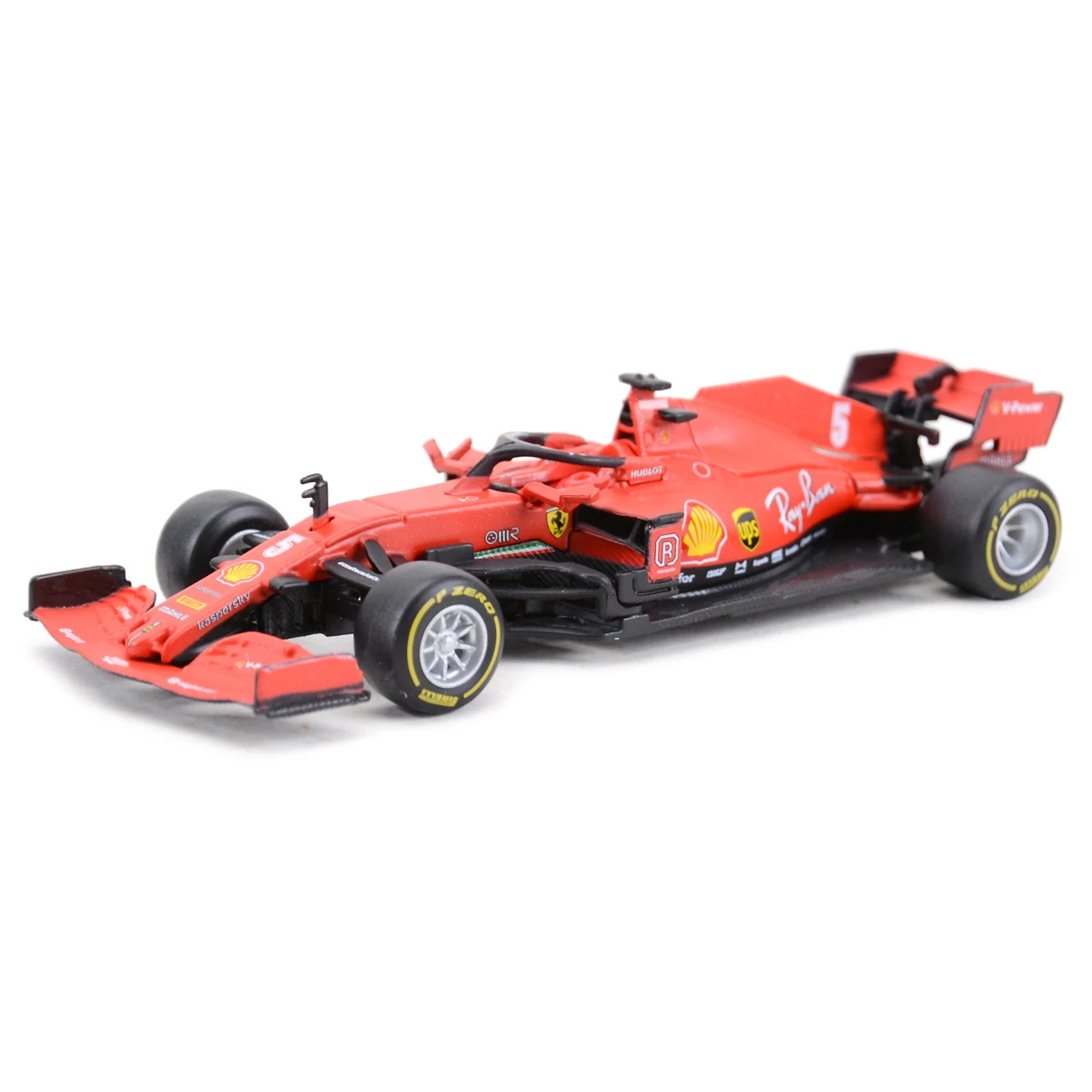 Bburago 1:43 Ferrari 2020 SF1000 #16 #5 F1 Racing Formula Car Static Simulation Diecast Alloy Model Car 3