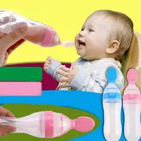 Baby Spoon Bottle Feeder Dropper Silicone Spoons for Feeding Medicine Kids Toddler Cutlery Utensils Newborn Children Accessories 2