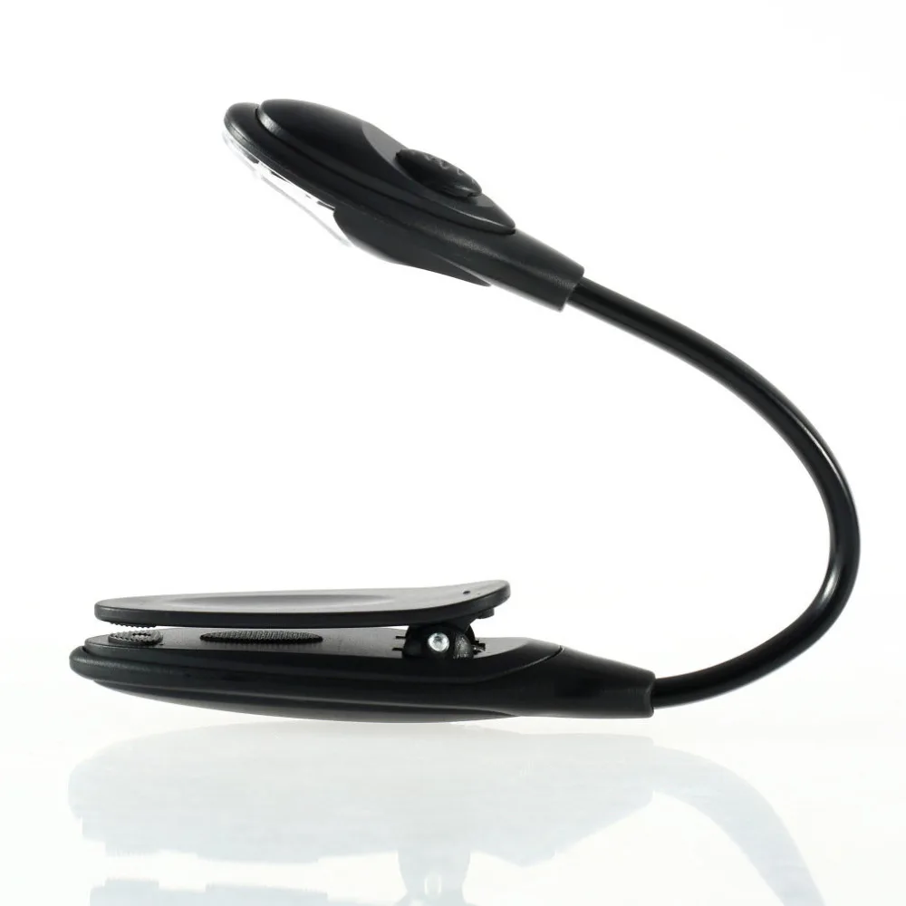 

Portable Clip Book Reading Light Flexible Clip Bright Reading Lamp Night Desk Light